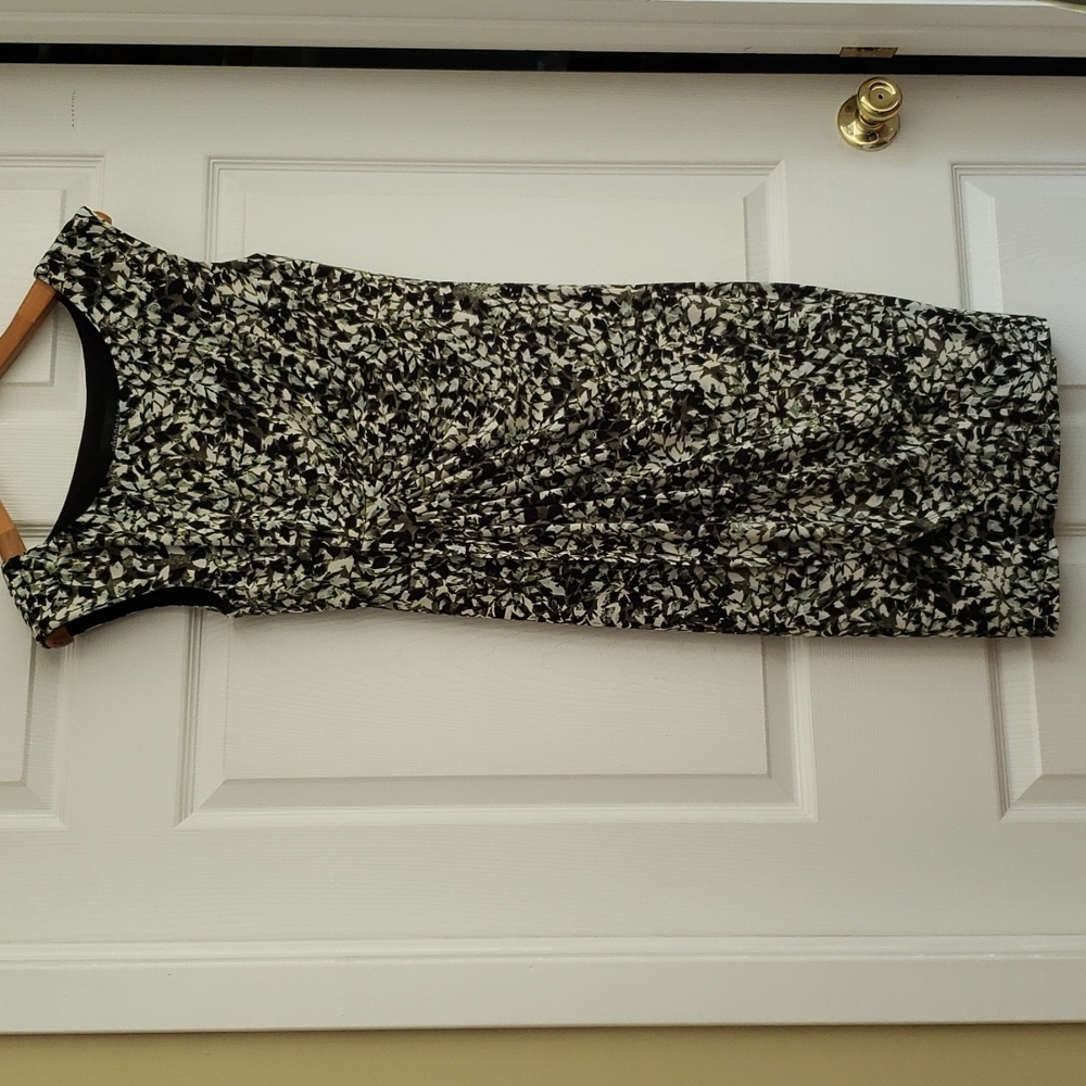 Connected Apparel Faux Wrap Dress Size 8